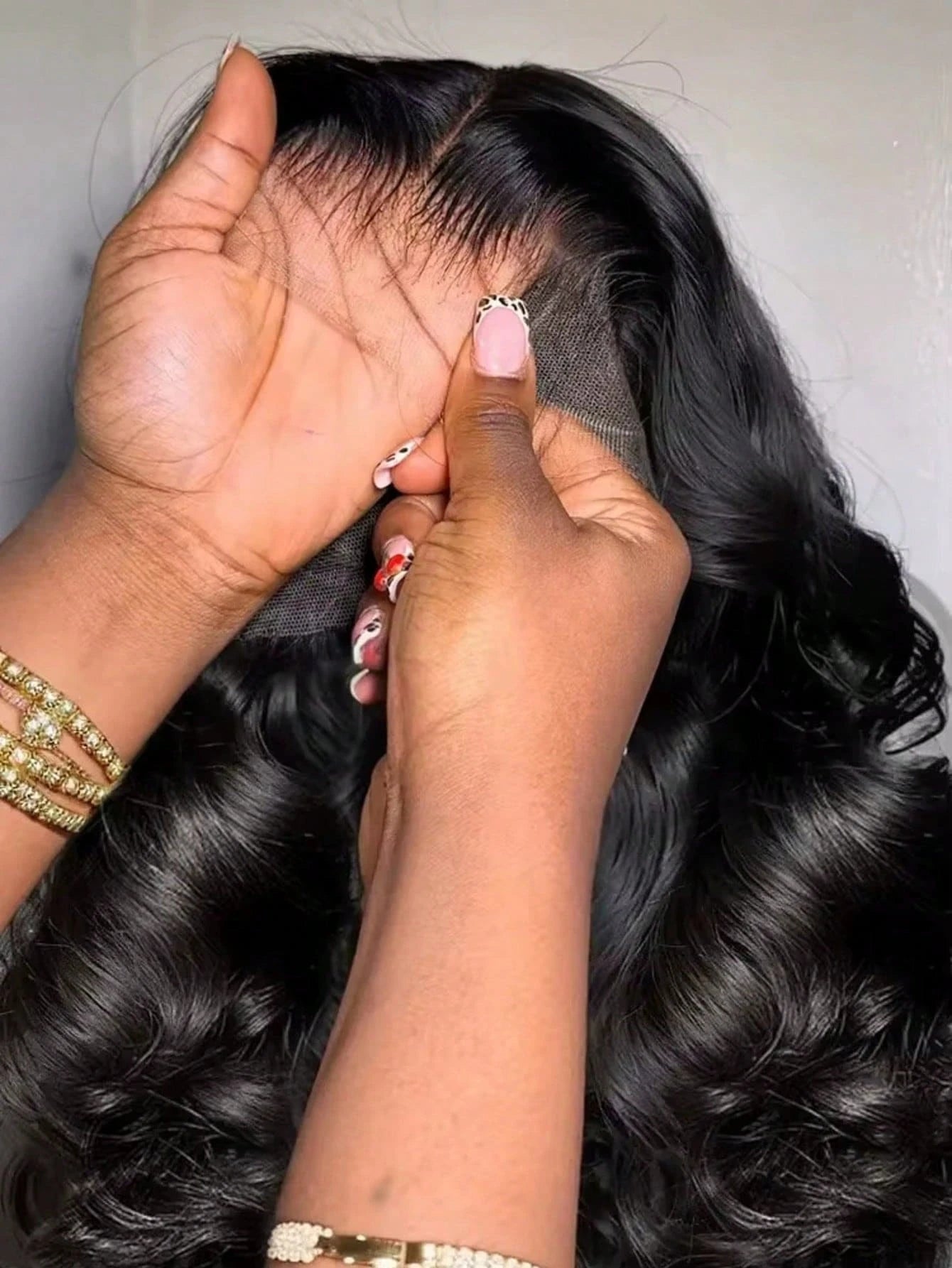 BUNGIOL™ Body Wave Swiss Lace Front Human Hair Wig 40-42 Inch Long 5x5 Closure Human Hair Pre plucked