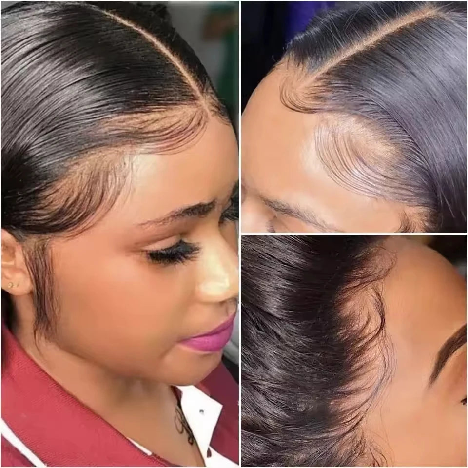 Tuneful® Short Straight Brazilian Bob Wig 13x6 Lace Closure Wig Pre Plucked 8-16in✨ $72.78-102.78