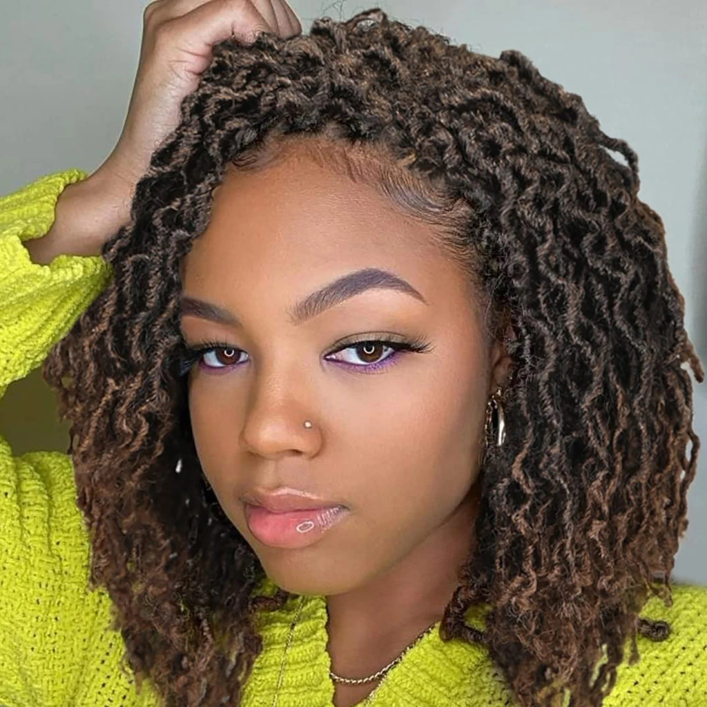 IQearl™ Short Synthetic Short Dreadlock Faux Locs  Hair✨️