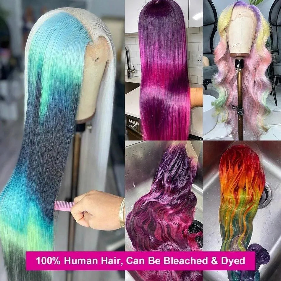 SMILEGIRL® 16-40Inch Straight Blonde Hair Pre Plucked With Baby Hair HD Transparent Lace Frontal Wig✨️ starting at $51.83