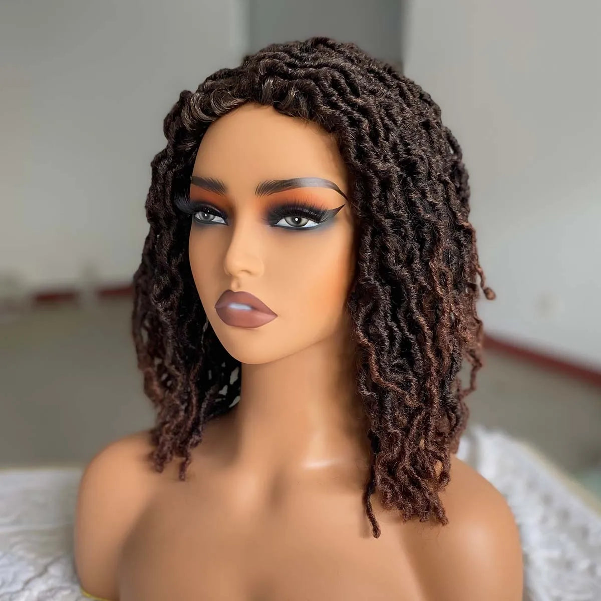 IQearl™ Short Synthetic Short Dreadlock Faux Locs  Hair✨️