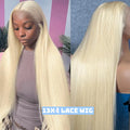 SMILEGIRL® 16-40Inch Straight Blonde Hair Pre Plucked With Baby Hair HD Transparent Lace Frontal Wig✨️ starting at $51.83