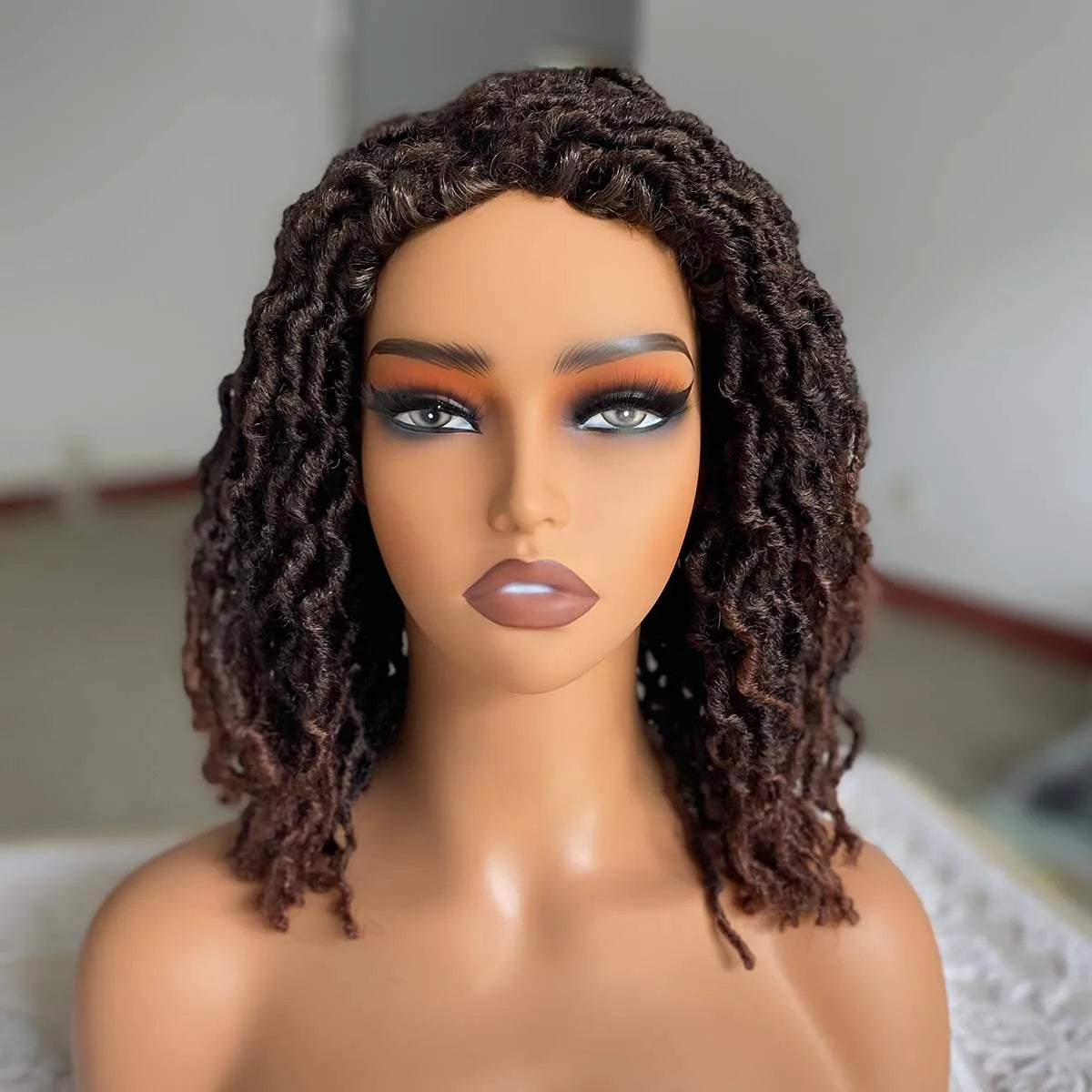 IQearl™ Short Synthetic Short Dreadlock Faux Locs  Hair✨️