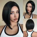 Black synthetic Layered bob style Wig 12inches✨️