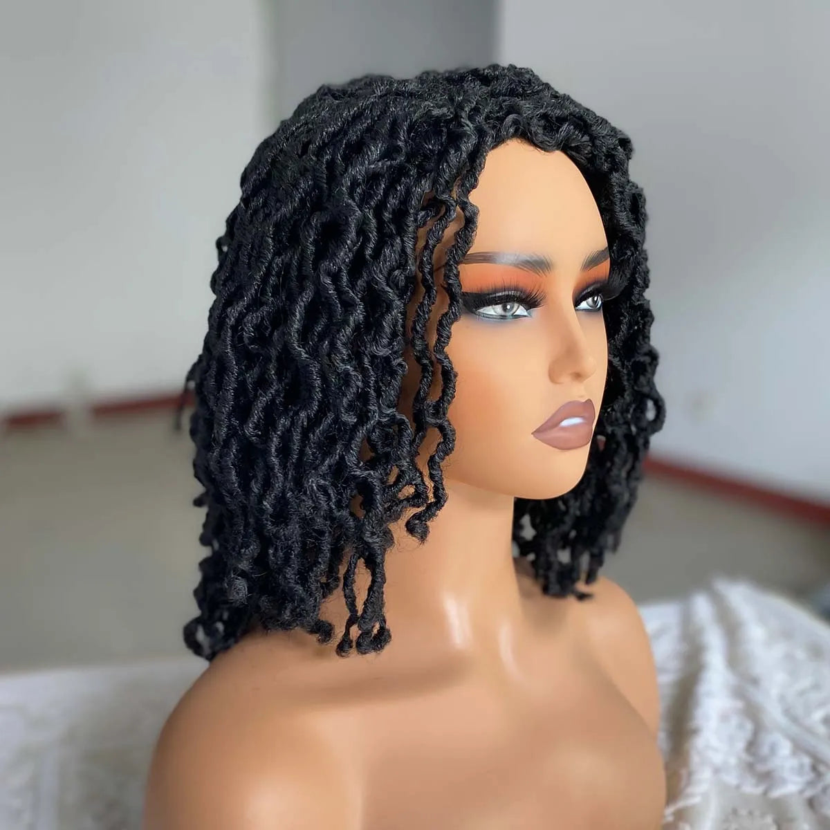 IQearl™ Short Synthetic Short Dreadlock Faux Locs  Hair✨️