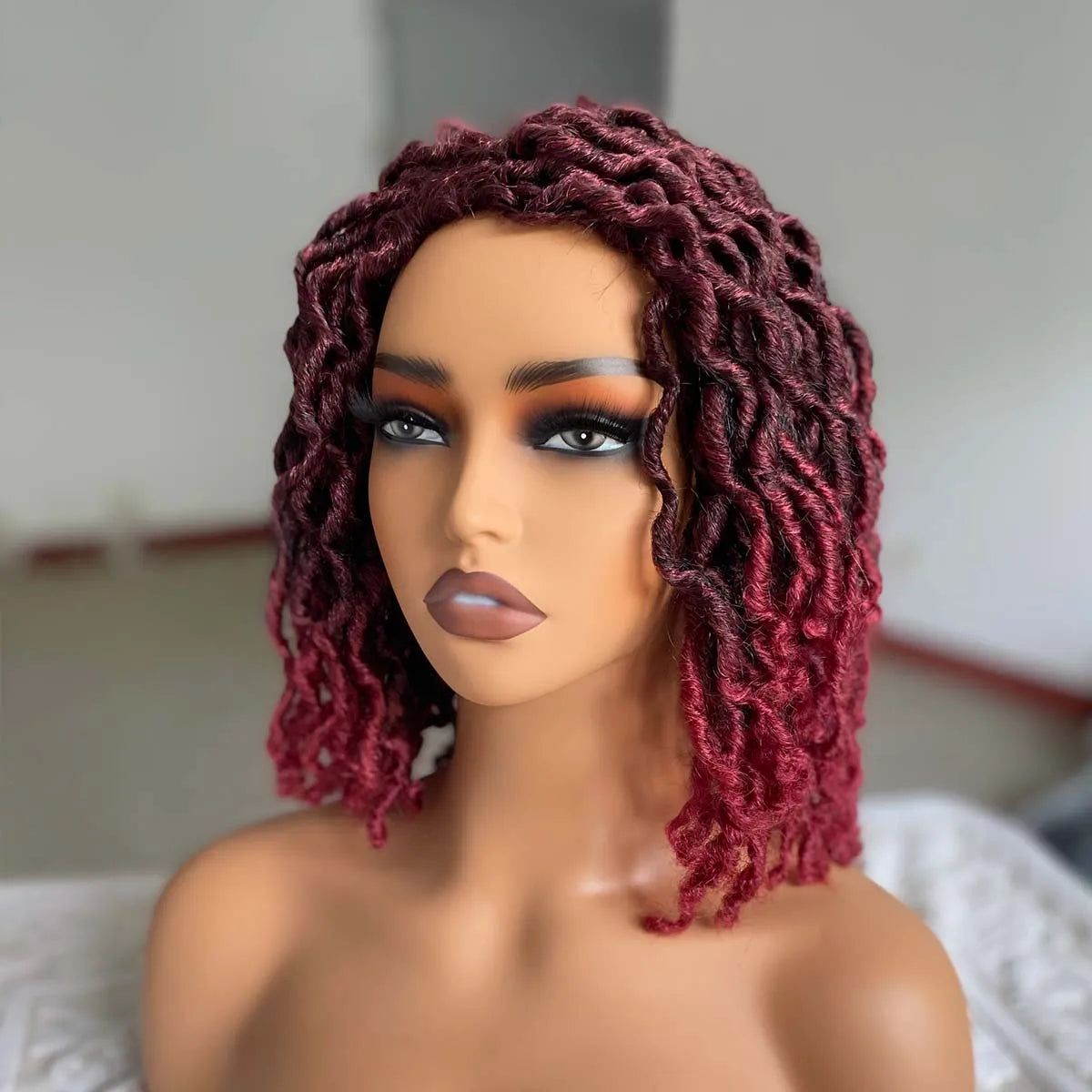 IQearl™ Short Synthetic Short Dreadlock Faux Locs  Hair✨️