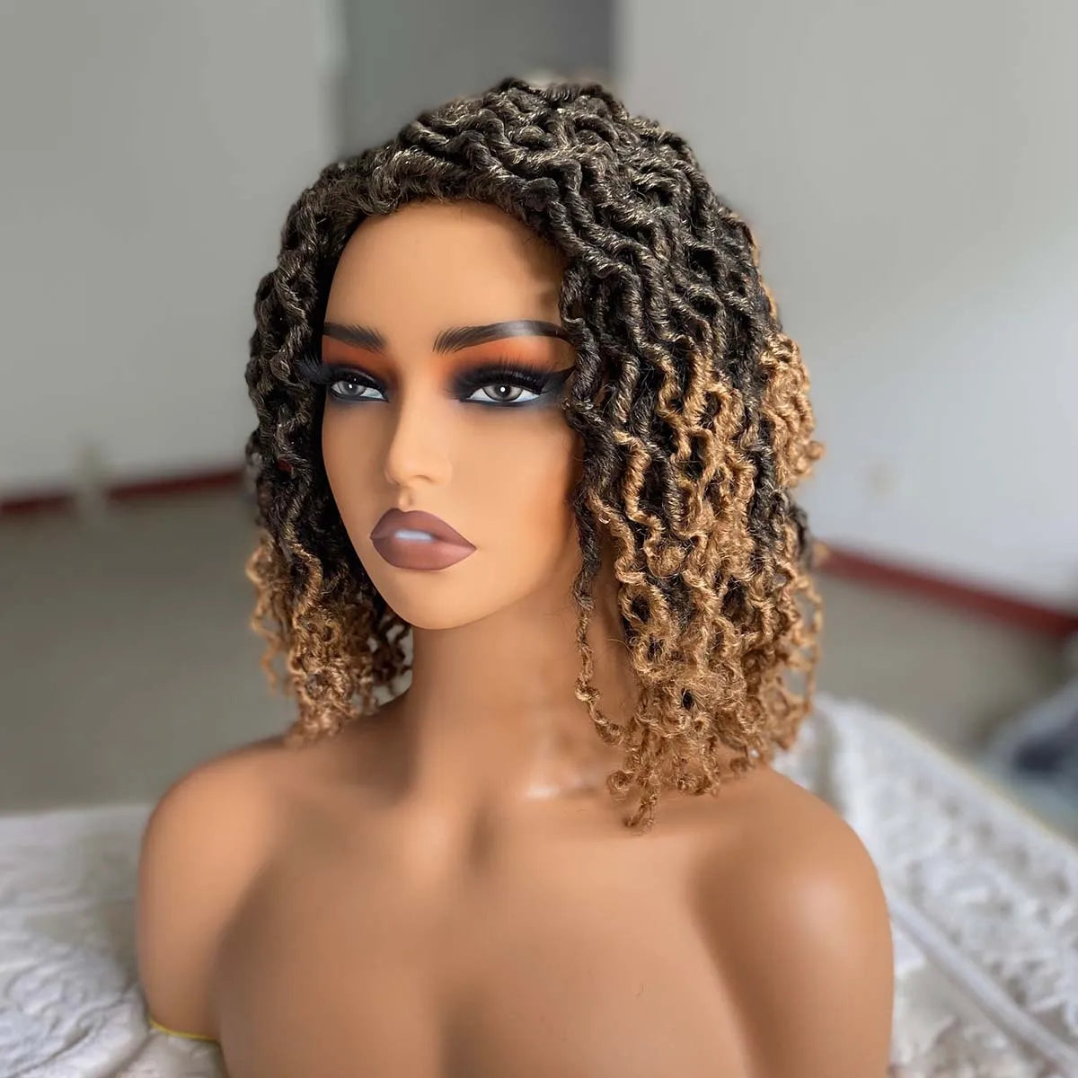 IQearl™ Short Synthetic Short Dreadlock Faux Locs  Hair✨️