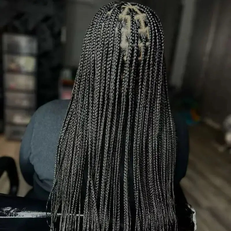 Glamorous™Natural black color Straight Remy Human Hair Extensions for Boho Braiding✨️ 16-26in