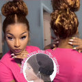 FRIZIRA™ Deep Wave Pre Plucked Brazilian Curly Wig w/360 Full Lace Front 4/27 Blonde Highlights ✨️